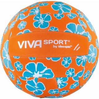 VIVA SPoRT Neopren Beach-Volleyball Flower, Größe 5, Ø 21 cm