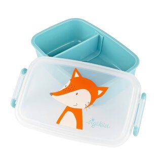 sigikid 25365 - Mini Brotzeitbox Fuchs Brotdose Lunchbox