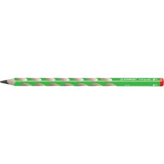 STABILO 322/04-HB Bleistift HB EasyGraph Rechtshänder grün mit rutschfester Griffmulde
