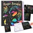 Miss Melody Magic Scratch Book - Pferde Malbuch - für Mädchen