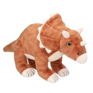 Dino World Plüsch Triceratops Dinosaurier, Länge 36 cm