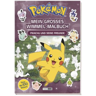 Pokémon: Mein großes Wimmel-Malbuch Pikachu