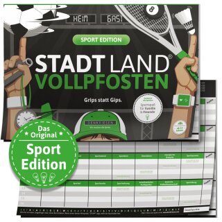 DENKRIESEN - Stadt Land Vollpfosten - SPORT EDITION - Grips statt Gips - A4