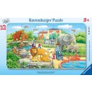 Ravensburger - 06116 Ausflug in den Zoo - Rahmenpuzzle -...