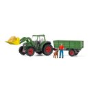 Schleich 42608 - Farm World - Traktor mit Anhänger  Set