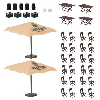 Faller H0 180437 - Biergarten-Set Veltins