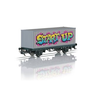 Märklin H0 - 44831 Märklin Start up - Containerwagen Graffiti