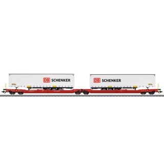 Märklin H0 - 47470 Doppel-Taschenwagen Sdggmrss 738 DB - verbindliche Vorbestellung