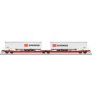 Märklin H0 - 47470 Doppel-Taschenwagen Sdggmrss 738...