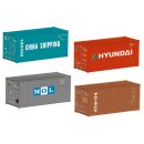 Märklin H0 - 76553 4er Container-Set 20ft.