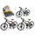 Miniatur-Fahrrad - 1x Mountainbike 20cm - zufällige Auswahl