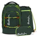 satch pack Schulrucksack-Set - Adventure Edition - Green...