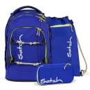 satch pack Schulrucksack Set - Adventure Edition - Blue...