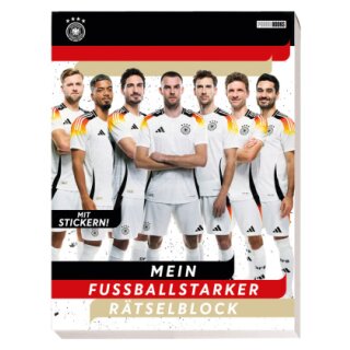 DFB: Mein fußballstarker Rätselblock Block mit Stickerseite