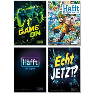 Häfft 1x Hausaufgabenheft/Schuljahresplaner A5 2025/2026 - zufällige Auswahl