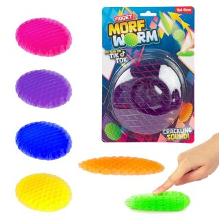 1x Morf Worm Fidget farblich sortiert - zufällige Auswahl