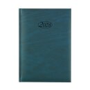 Buchkalender 2026 A5 1 Tag = 1 Seite blau