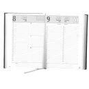 Buchkalender 2026 A5 1 Tag = 1 Seite blau