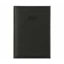 Buchkalender 2026 A5 1 Tag = 1 Seite schwarz