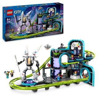 LEGO 60421 - City Achterbahn mit Roboter-Mech