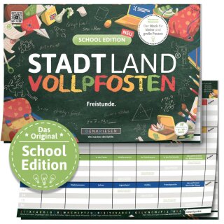 DENKRIESEN - Stadt Land Vollpfosten - SCHOOL EDITION - Freistunde - A4