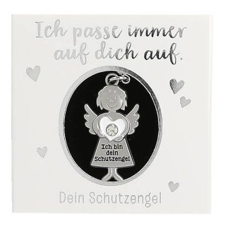 Schutzengelanhänger in Geschenkbox: Ich passe immer auf dich auf
