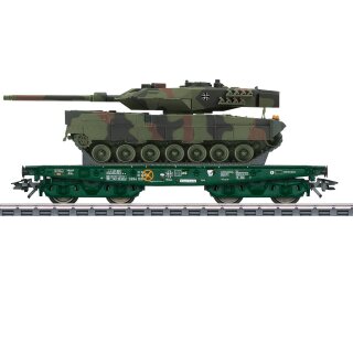 Märklin H0 - 48870 Schwerlast-Flachwagen Rlmmps Leo 1 DB