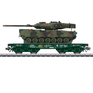 Märklin H0 - 48871 Schwerlast-Flachwagen Rlmmps Leo 1 DB