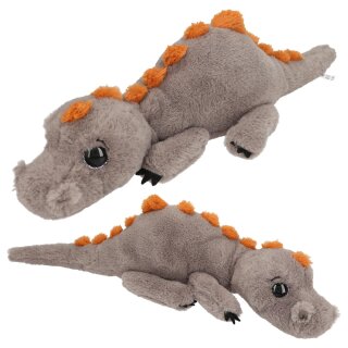 Dino World Plüsch Dinosaurier Kuscheltier Stofftier grau 50 cm