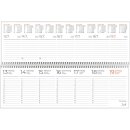 Tischquerkalender blau 2026 - 29,6x9,9 KAL