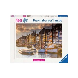 Ravensburger Puzzle Sonnenuntergang in Kopenhagen 500 Teile