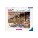 Ravensburger Puzzle Sonnenuntergang in Kopenhagen 500 Teile