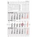 Zettler Wandkalender 2027 3-Monats-Planer...