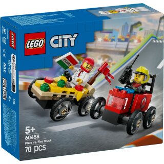 LEGO 60458 - City Pizzalieferwagen vs Löschauto