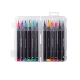 Legami Set mit 12 Pinselstiften - BRUSH MARKERS - BRIGHT COLOURS