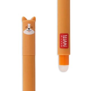 Legami Löschbarer Gelstift - Corgi - Minenfarbe: schwarz