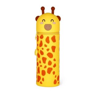 Legami 2-in-1-Federmäppchen aus Silikon - Kawaii - Giraffe