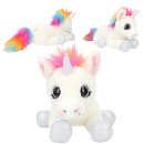Ylvi Plüsch Einhorn liegend 30 cm - regenbogenbuntes...