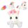 Ylvi Plüsch Einhorn liegend 30 cm - regenbogenbuntes Kuscheltier mit Glitzer