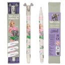 TOPModel 1x Radierbarer Gelstift - mit niedlichen Tierkappen - zufällige Auswahl