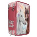 Miss Melody 3 Fach Federtasche - Pferde-Mäppchen...