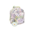 TOPModel 1x Mini Rucksack mit Schreibset Bleistift - Radierer - Notizbuch