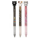 PENfection 1x Gelstift mit Katzen-Topper - mit niedlichen...