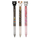 PENfection 1x Gelstift mit Katzen-Topper - mit niedlichen...