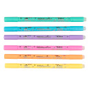 PENfection 6er Highlighter- und Marker-Set - Markieren - radieren - übermalen
