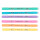 PENfection 6er Highlighter- und Marker-Set - Markieren - radieren - übermalen