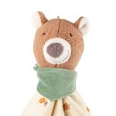 sigikid 39992 - Schnuffeltuch Bär sigibaby Babyspielzeug Schmusetuch