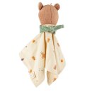 sigikid 39992 - Schnuffeltuch Bär sigibaby Babyspielzeug Schmusetuch