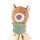 sigikid 39992 - Schnuffeltuch Bär sigibaby Babyspielzeug Schmusetuch