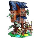 CaDA Baumhaus 4 Jahreszeiten 26cm 1155 Teile mit LED